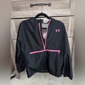 Under Armour Black Jacket with Pink Details